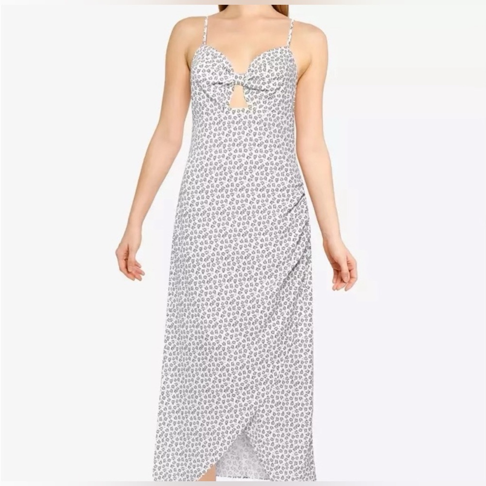 French Connection White Floral Dress